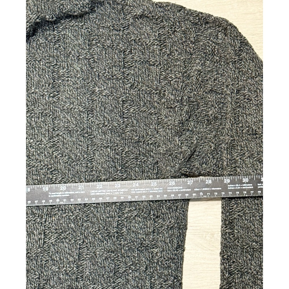 Vintage Hill & Archer Sweater Mens XL Wool Blend Made in USA Pullover 90s Gray - Picture 4 of 8